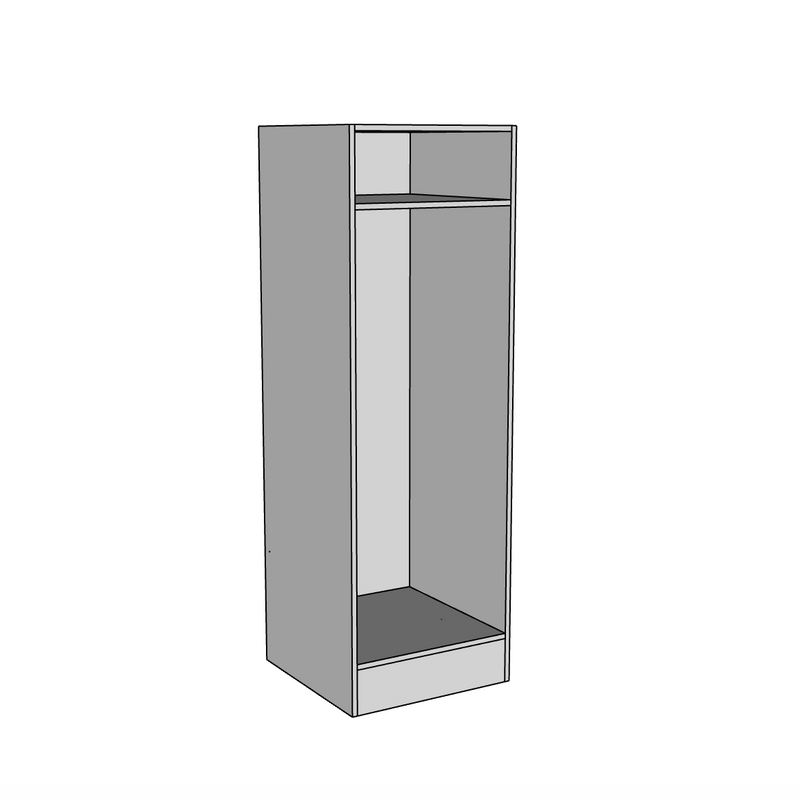 Single Wardrobe Carcass (400mm wide)