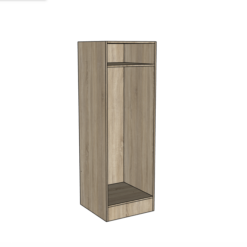 Single Wardrobe Carcass (400mm wide)