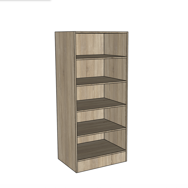 Double Wardrobe Carcass (600mm wide)