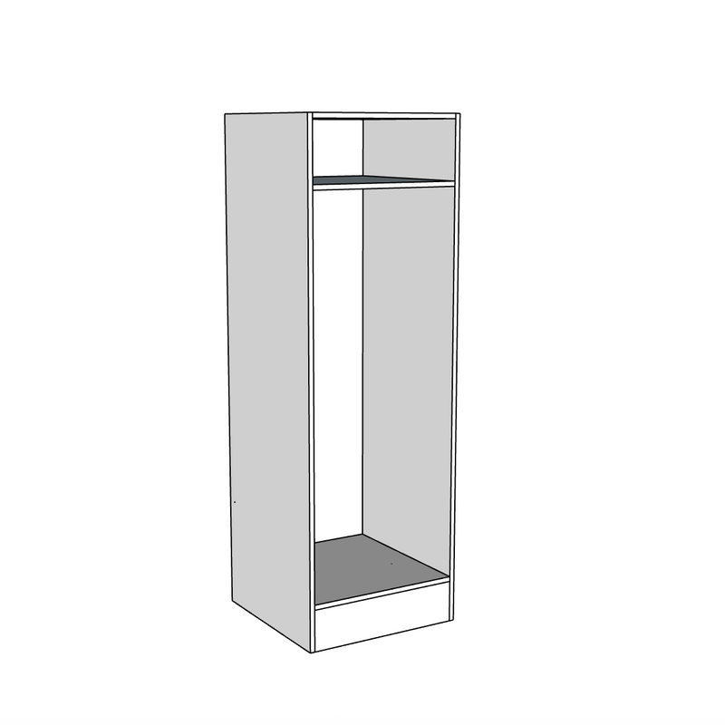 Single Wardrobe Carcass (400mm wide)